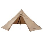 VEVOR Tipi Zelt für 2 Personen, tragbares Winterzelt mit Ofenanschluss, Campingzelte, leichte 4 Jahreszeiten Schutzzelte, Firstzelt, zum Wandern, ...