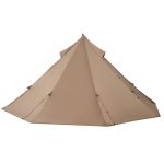 VEVOR Tipi Zelt für 2 Personen, tragbares Winterzelt mit Ofenanschluss, Campingzelte, leichte 4 Jahreszeiten Schutzzelte, Firstzelt, zum Wandern, ...