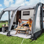 Berger Verona Air 300 Aufblasbares Vorzelt für Wohnwagen, Anbauhöhe 235 255 cm
