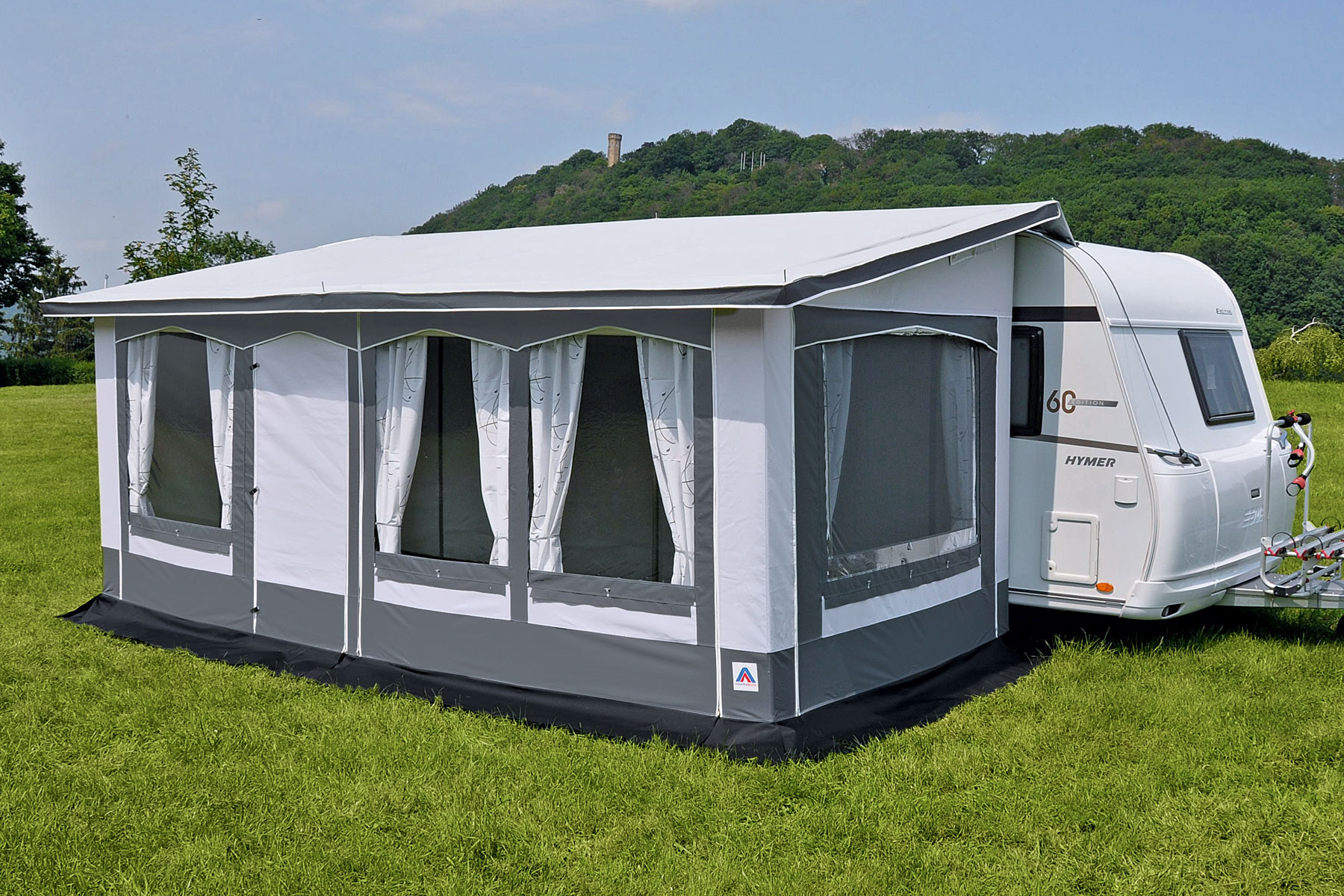 wohnwagen-vorzelte-auslaufmodelle-105mle-1.jpg Wohnwagen Vorzelt Bern 2.0 freistehend Dauerstandzelt 250 cm tief – Bild 1
