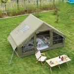 Sportzelt aufblasbares Zelt Campingzelt wasserdichtes Hauszelt Stehhöhenhaus Wohnzelt Zeltvilla mieten 160,00 EUR pro drei Tage mietmeile.de