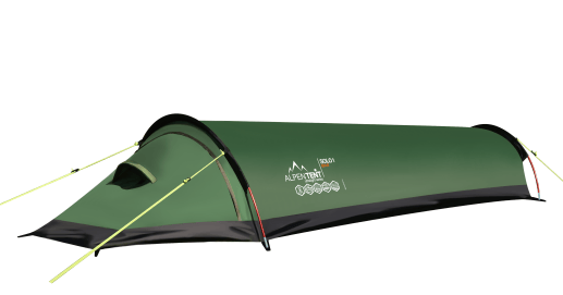 zelt-1-person-043lmd.png Leicht Zelt 1 kg AlpenTent Solo 1 Bivi Mink Trekkingzelt 1 Personen – Bild 1