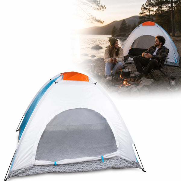 zelt-2-personen-wasserdicht-054lhv-1.jpg 2 Personen Zelt Campingzelt mit Moskitonetz Wasserdicht Tragetasche Outdoor – Bild 1