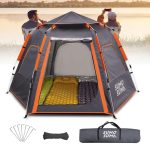 Sumosuma Campingzelt 2 3 Personen Kuppelzelt, Wasserdicht
