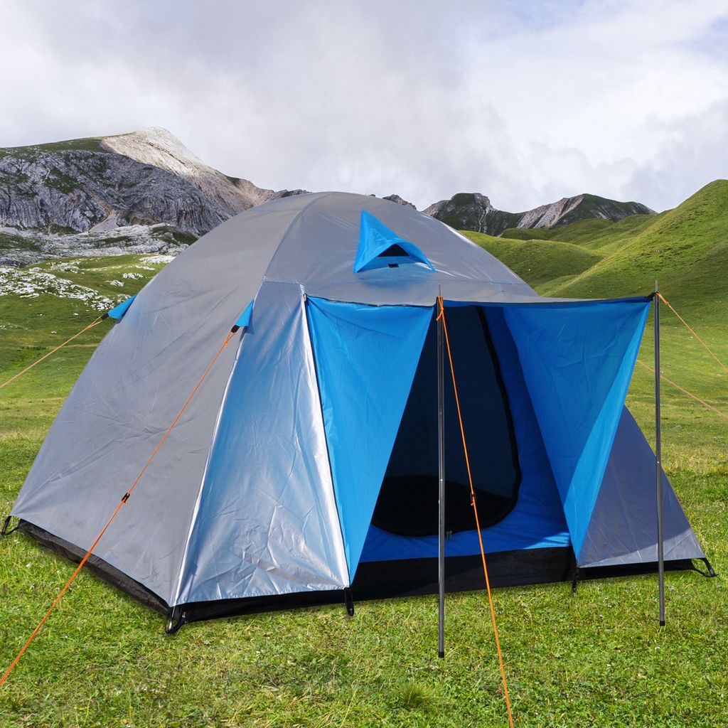 zelt-3-personen-wasserdicht-729cux-1.jpg HI 3 Personen Iglu Zelt mit 800mm Wassersäule 62105 – Bild 1