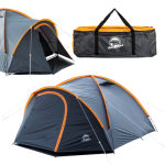 Campingzelt 3 4 Personen doppelwandig wasserdicht verdunkelt 3000mm Wassersäule | eBay.de
