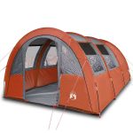 vidaXL Tunnelzelt 4 Personen Orange Wasserdicht | vidaXL.de