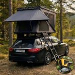 Z Fold Dachzelt Autodachzelt Hardcase Aluminium in Grau oder Khaki Auto Zelt | eBay.de