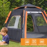 Sumosuma Campingzelt 2 3 Personen Kuppelzelt, Wasserdicht