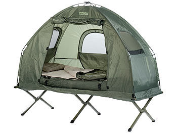 Produktbild NX-3931 Semptec Urban Survival Technology 4in1 Zelt mit Feldbett, Winter Schlafsack, Versandrückläufer – Bild 1