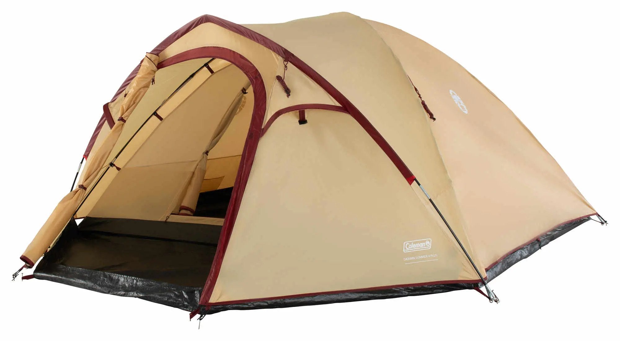 zelte-coleman-822ype-1.jpg Darwin 4 Plus Summer Zelt | Geräumiges 4 Mann Campingzelt mit Vorraum – Campingaz & Coleman – Bild 1