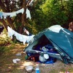 Zelten mit Baby und Kleinkind wanderspuren %