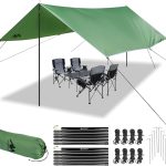 Tarp mit Stangen Zeltplane Wasserdicht 3x5m Zeltplane Wasserdicht mit Ösen | Camping Plane Sonnensegel Shelter für Camping Hängematte Wandern Picknick Reisen Outdoor Aktivitäten Terrassen : Amazon.de: Sonstiges